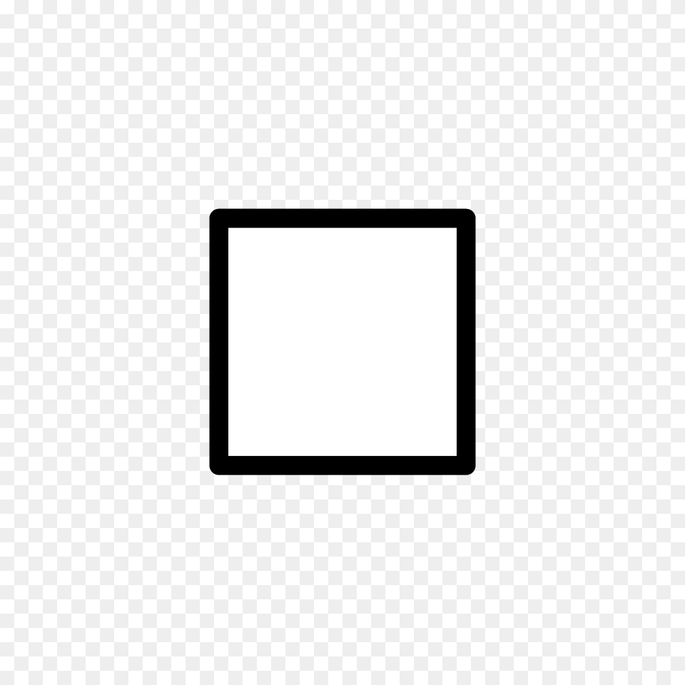 White Small Square Emoji Clipart, Electronics, Screen, Computer Hardware, Hardware Free Png
