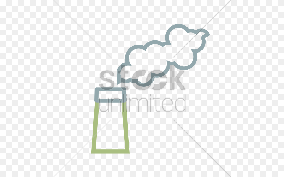 White Smoke Clouds From Chimney Vector Png Image