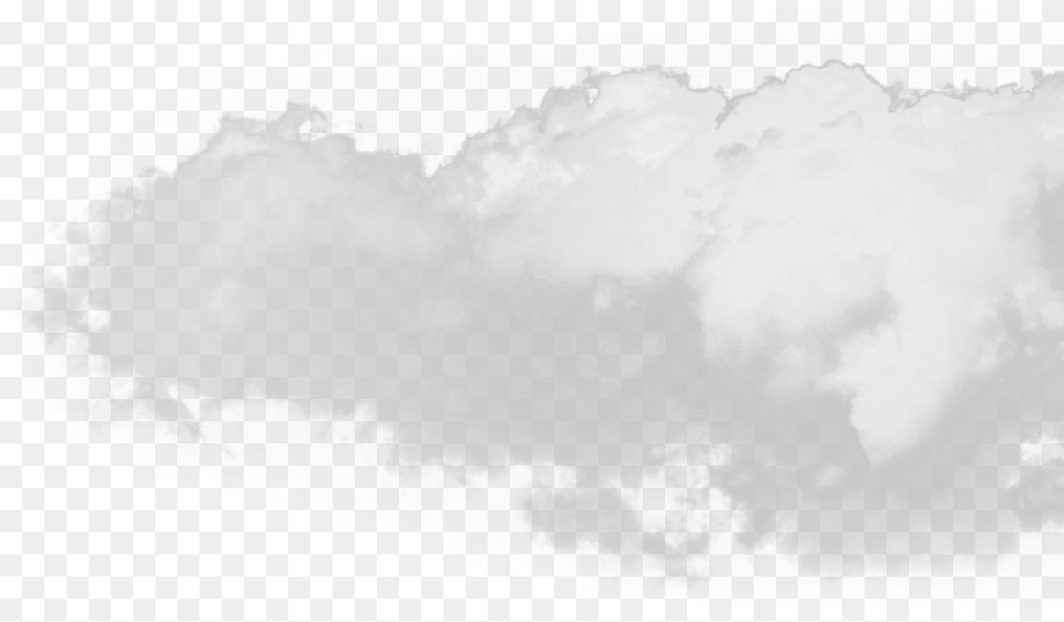 White Smoke Free Sketch, Cloud, Cumulus, Nature, Outdoors Png Image