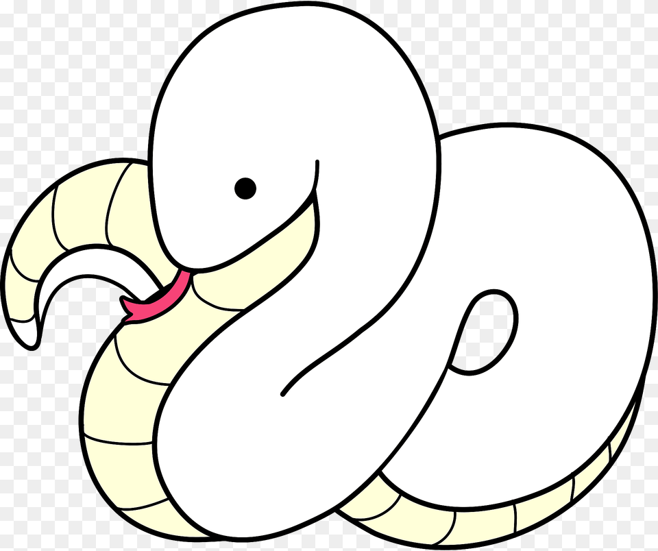 White Snake Clipart, Animal, Bird, Fish, Sea Life Png