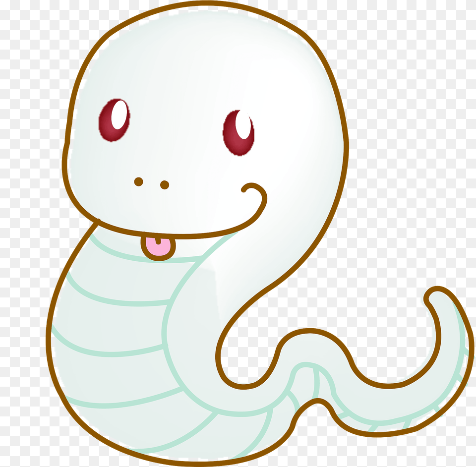 White Snake With Red Eyes Clipart, Animal, Outdoors Free Transparent Png