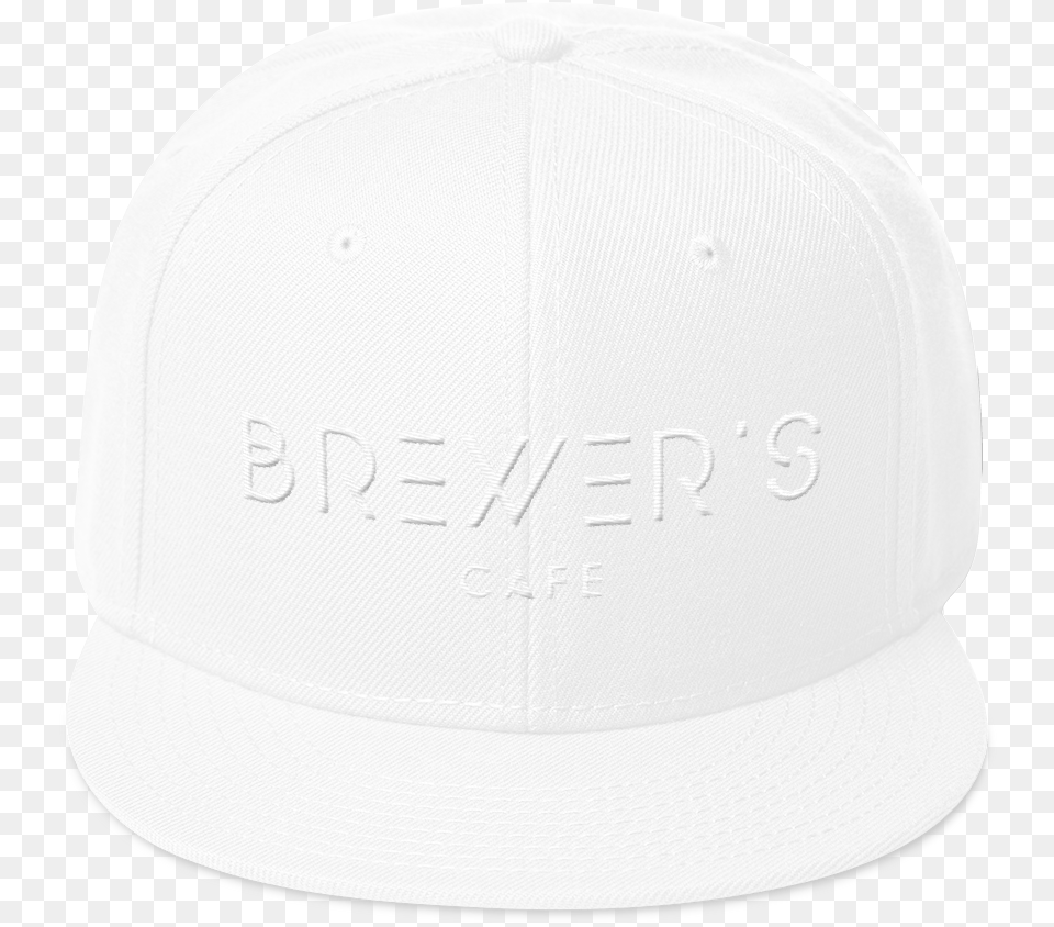 White Snapback Hat Baseball Cap, Baseball Cap, Clothing, Helmet Free Png Download
