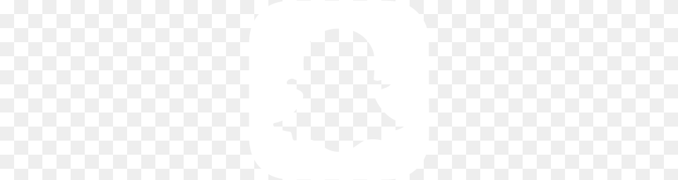 White Snapchat Icon, Cutlery Free Transparent Png