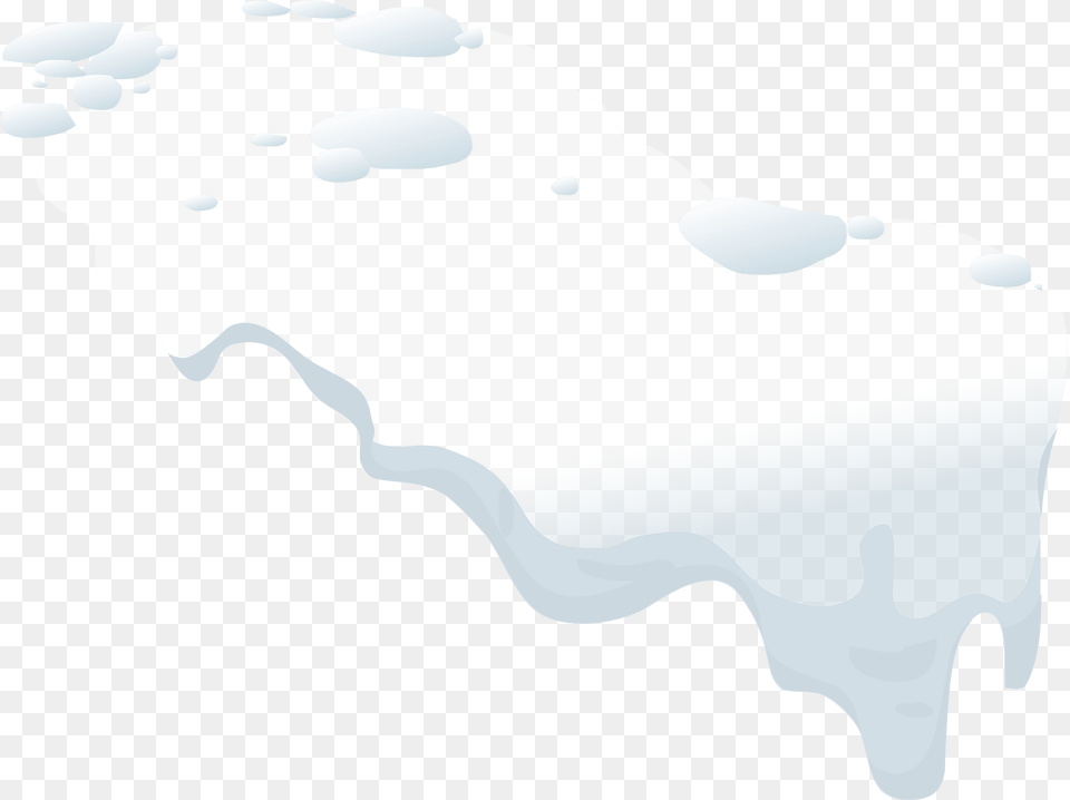 White Snow Cap Clipart, Ice, Nature, Outdoors, Iceberg Png Image