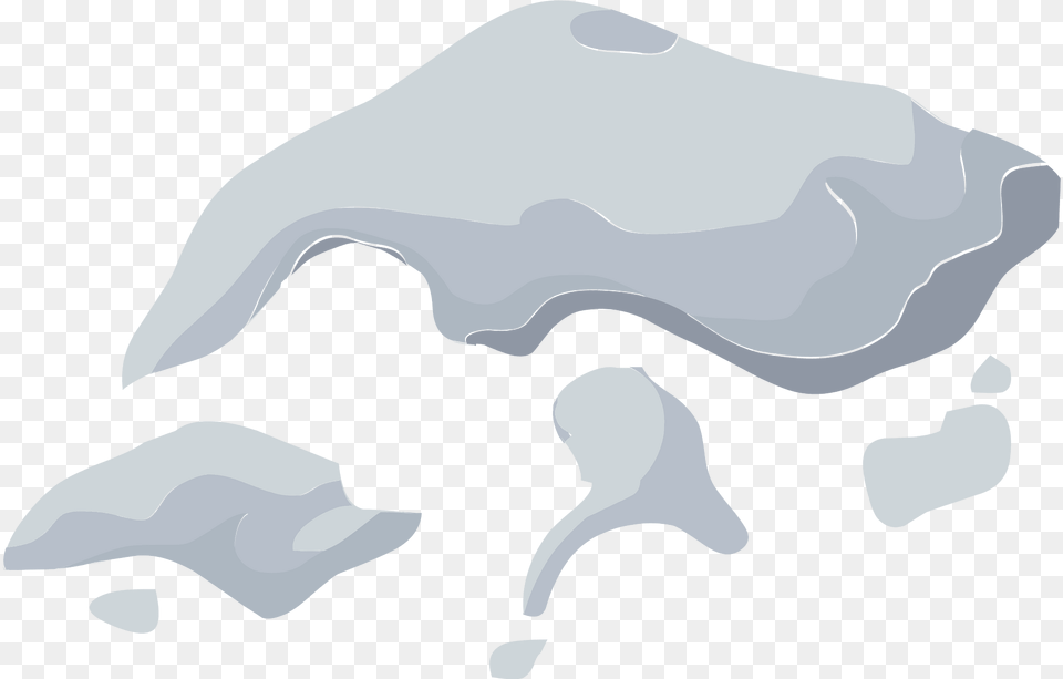 White Snow Cap Clipart, Ice, Outdoors, Animal, Sea Life Png