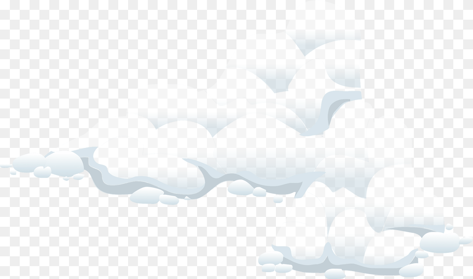 White Snow Rubble Clipart, Cloud, Cumulus, Nature, Outdoors Png