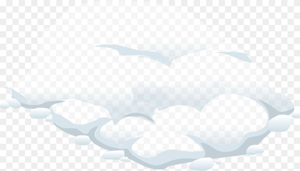 White Snow Rubble Clipart, Ice, Nature, Outdoors, Iceberg Png