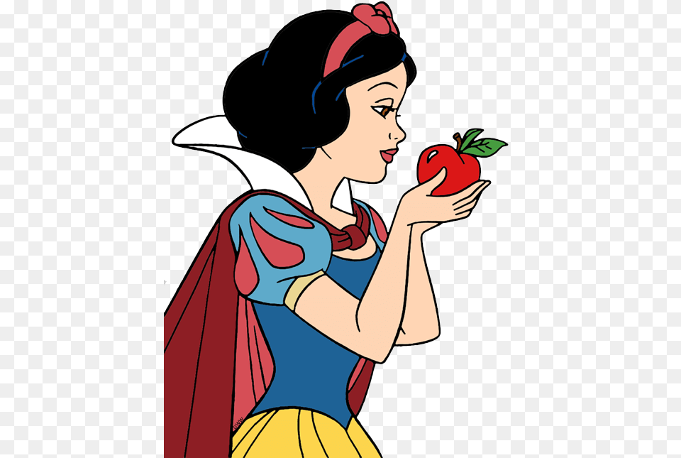 White Snow Snow White And The Apple Cartoon Snow White And The Apple, Adult, Female, Person, Woman Png Image