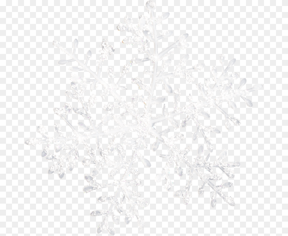 White Snowflake Clipart Clear Background Sketch, Nature, Outdoors, Plant, Snow Png Image