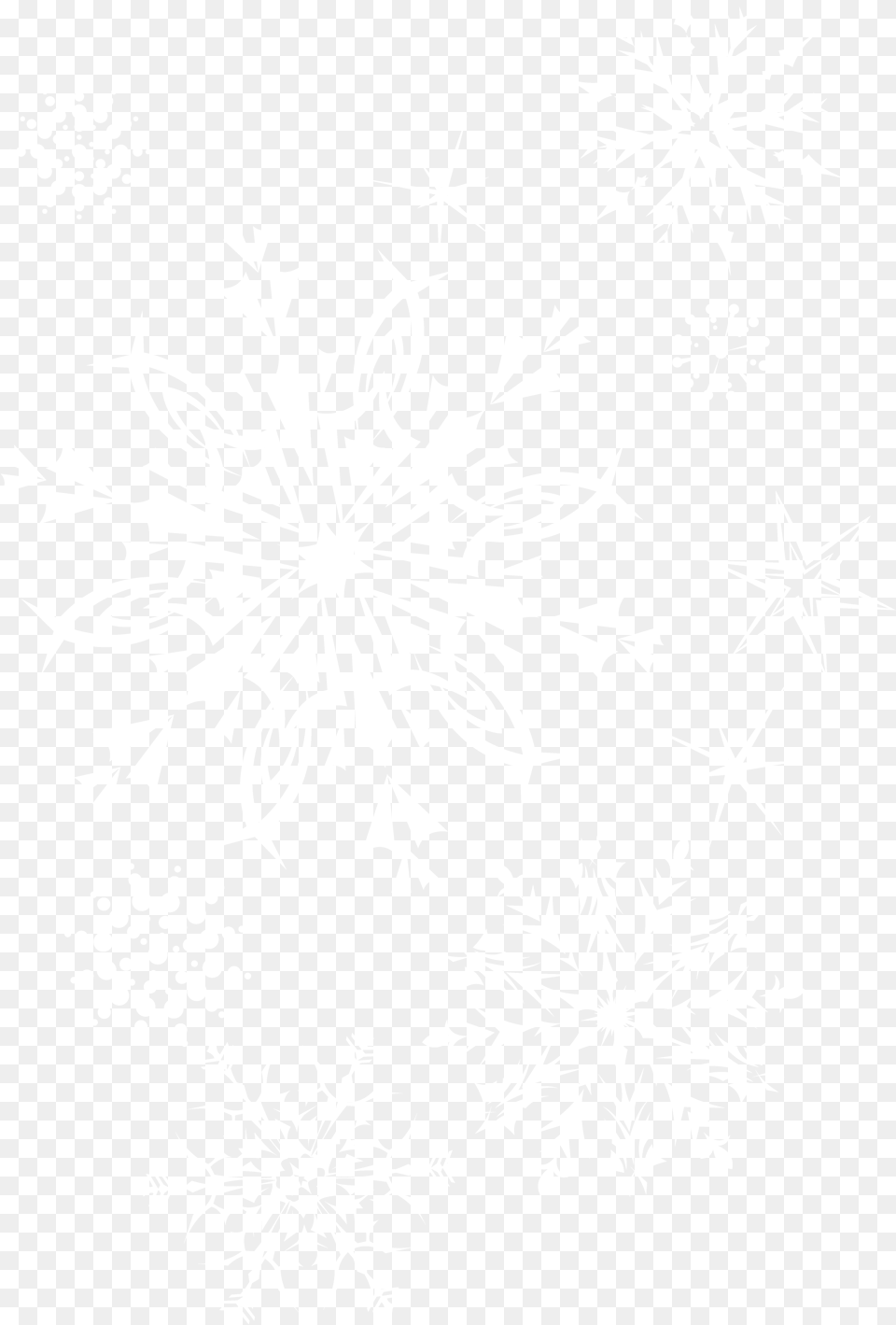 White Snowflakes Christmas Background For Profile, Art, Floral Design, Graphics, Pattern Png