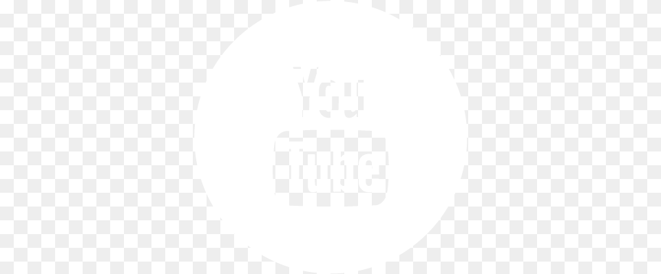White Social Icons 08 Logo Circle White Youtube, Text Png