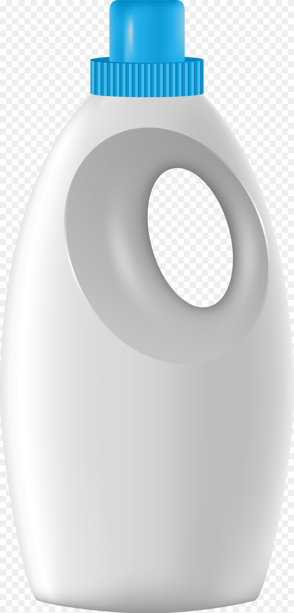White Softener Plastic Jerrycan Clipart Circle, Beverage, Milk, Bottle, Shaker Free Png