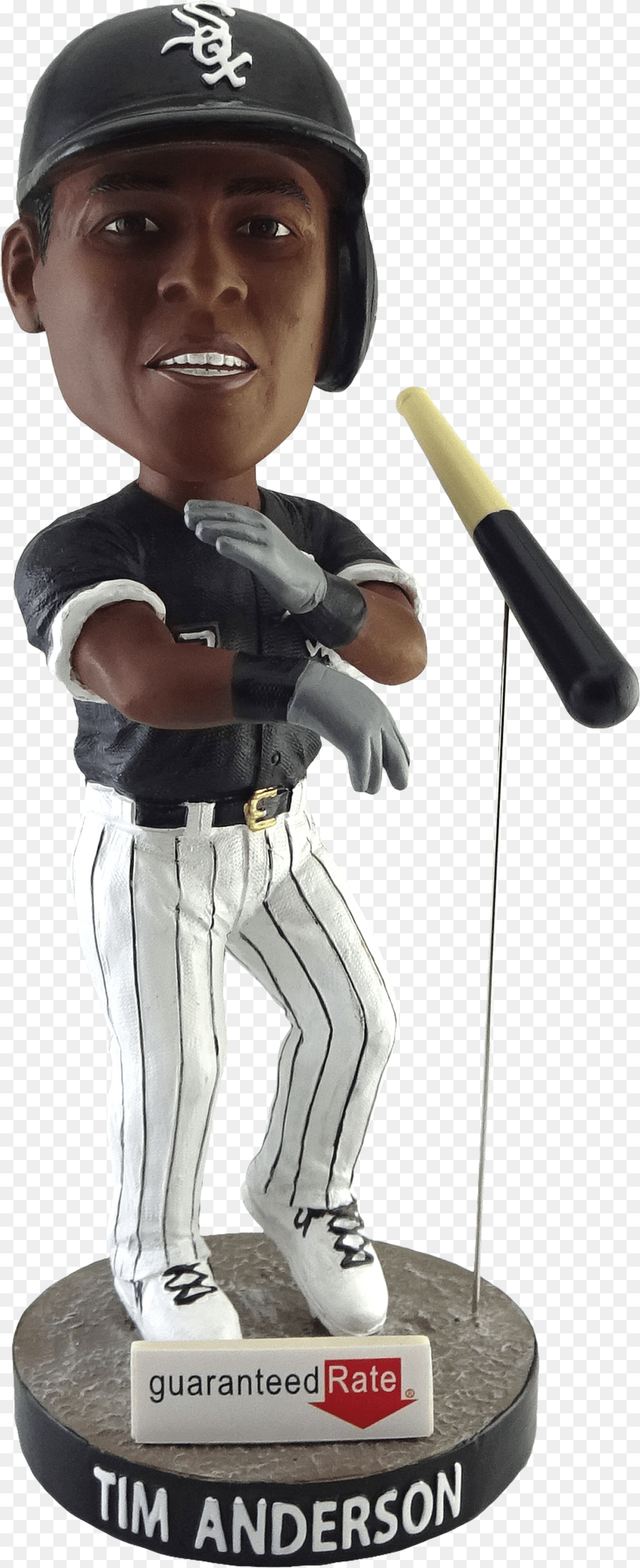 White Sox Tim Anderson Bobblehead, Athlete, Team, Sport, Person Png Image
