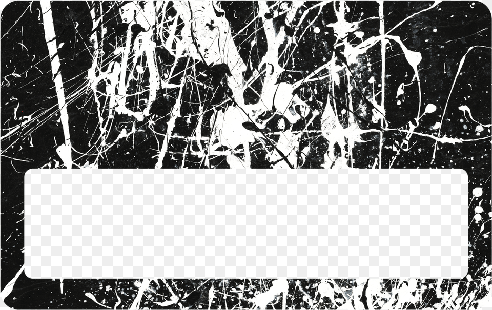 White Splash Monochrome, Art, Modern Art, Collage, Plant Free Png