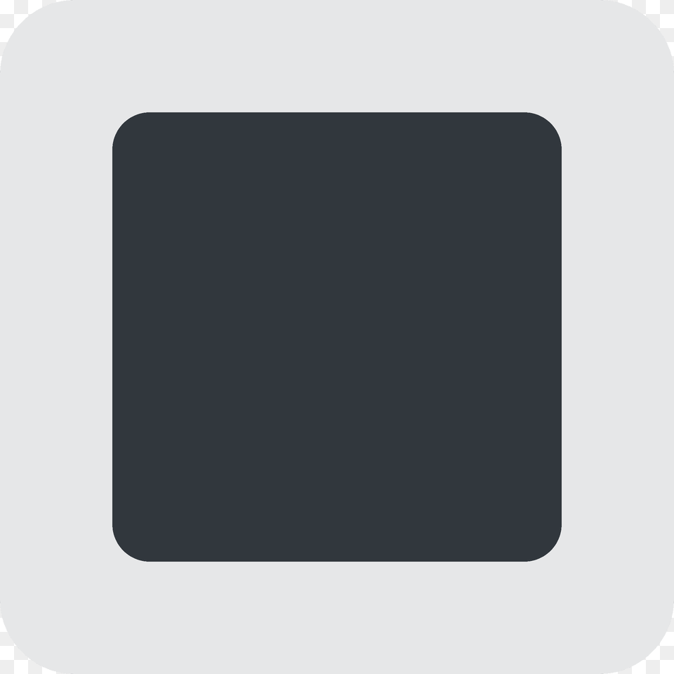 White Square Button Emoji Clipart, Home Decor, Sticker Free Png Download