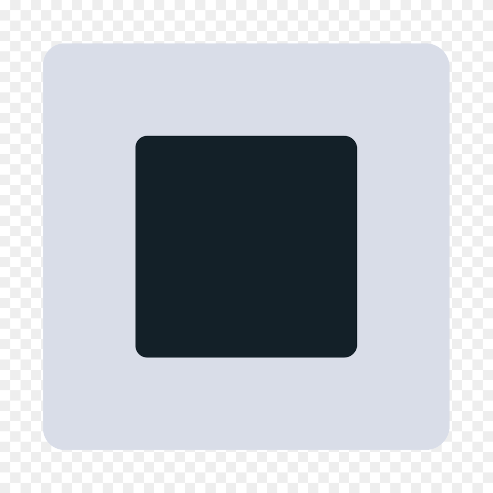 White Square Button Emoji Clipart, Computer Hardware, Electronics, Hardware, Screen Free Png