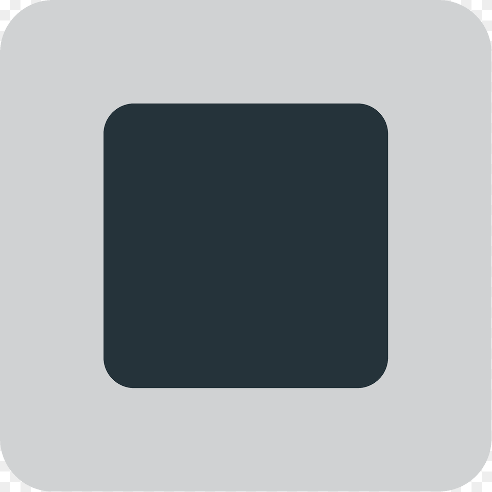 White Square Button Emoji Clipart, Home Decor Free Png Download