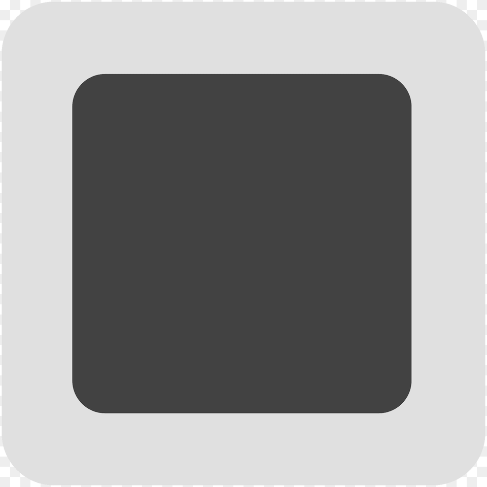 White Square Button Emoji Clipart, Sticker, Home Decor Png Image