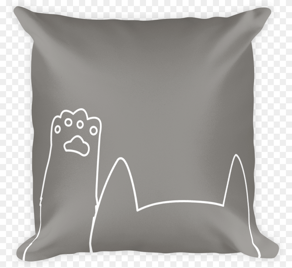 White Square Pillow Pillows, Cushion, Home Decor, Animal, Fish Free Png