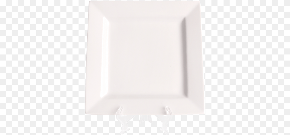 White Square Plate Plate, Art, Porcelain, Pottery, Food Png