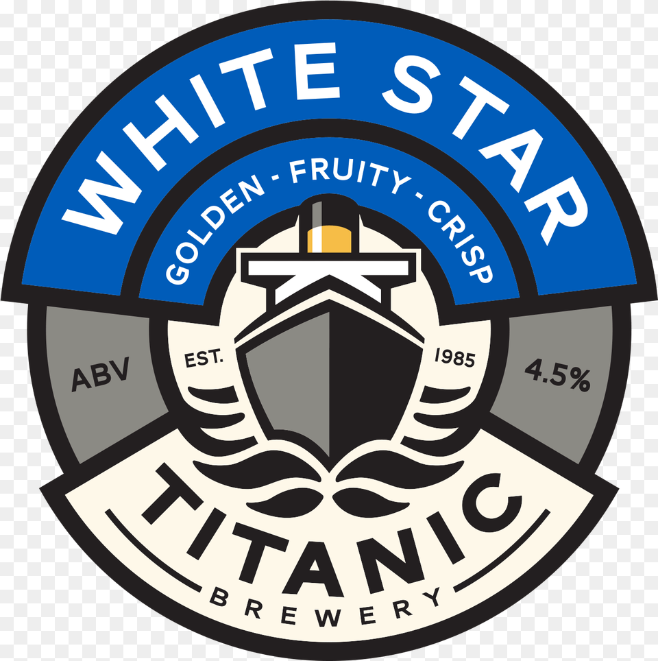 White Star Case Titanic White Star Beer, Badge, Logo, Symbol, Emblem Free Png