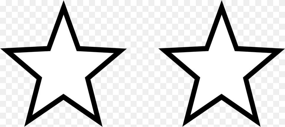 White Star Star Black And White, Star Symbol, Symbol Png Image
