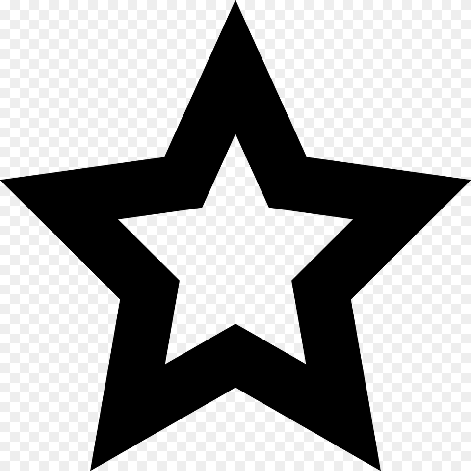 White Star Symbols, Gray Free Png Download