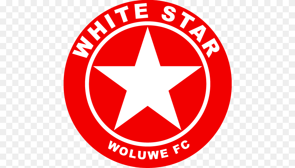 White Star Woluwe Fc Logo, Symbol, Star Symbol Free Png