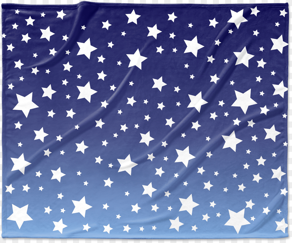 White Stars Blue Ombre Blanket American, Flag, American Flag Png