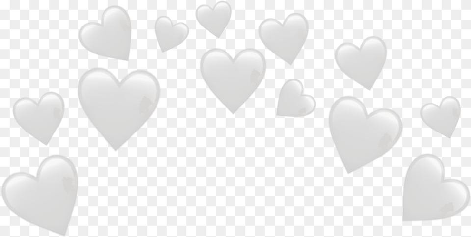 White Sticker Girly, Heart Png