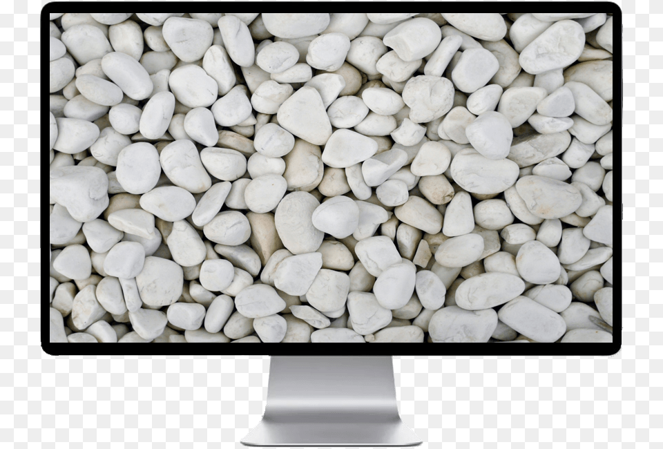White Stones, Pebble, Electronics, Screen, Computer Hardware Free Transparent Png