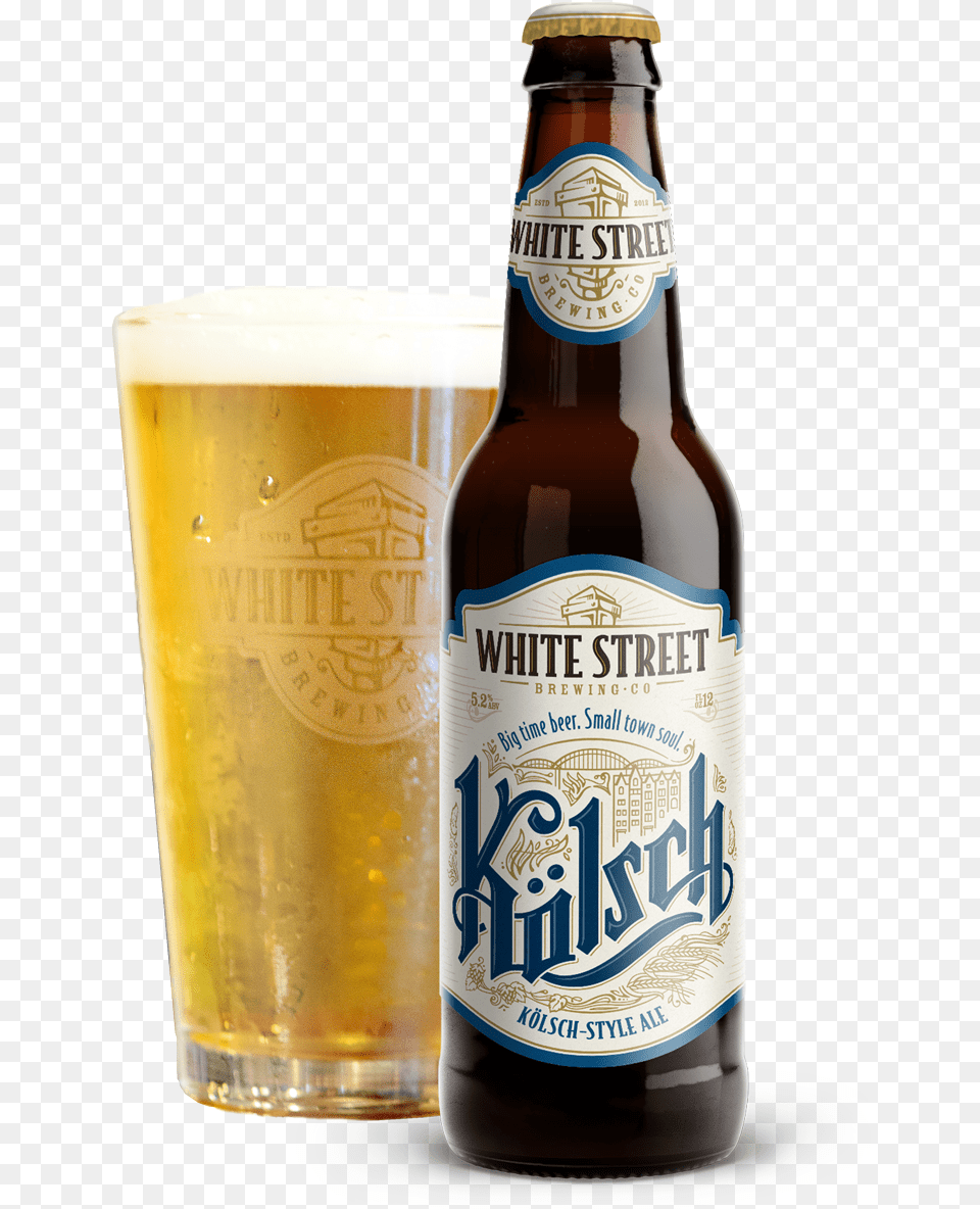 White Street Scottish Ale, Alcohol, Beer, Beer Bottle, Beverage Png Image
