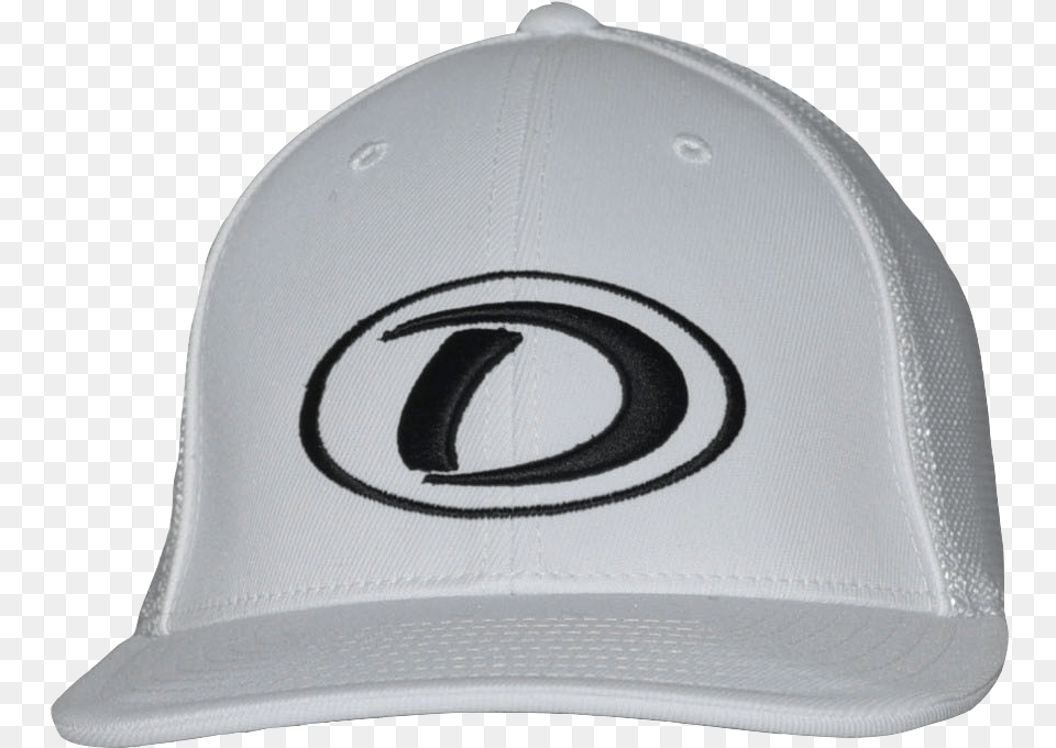 White Stretch Fit Baseball Cap, Baseball Cap, Clothing, Hat, Helmet Free Png Download