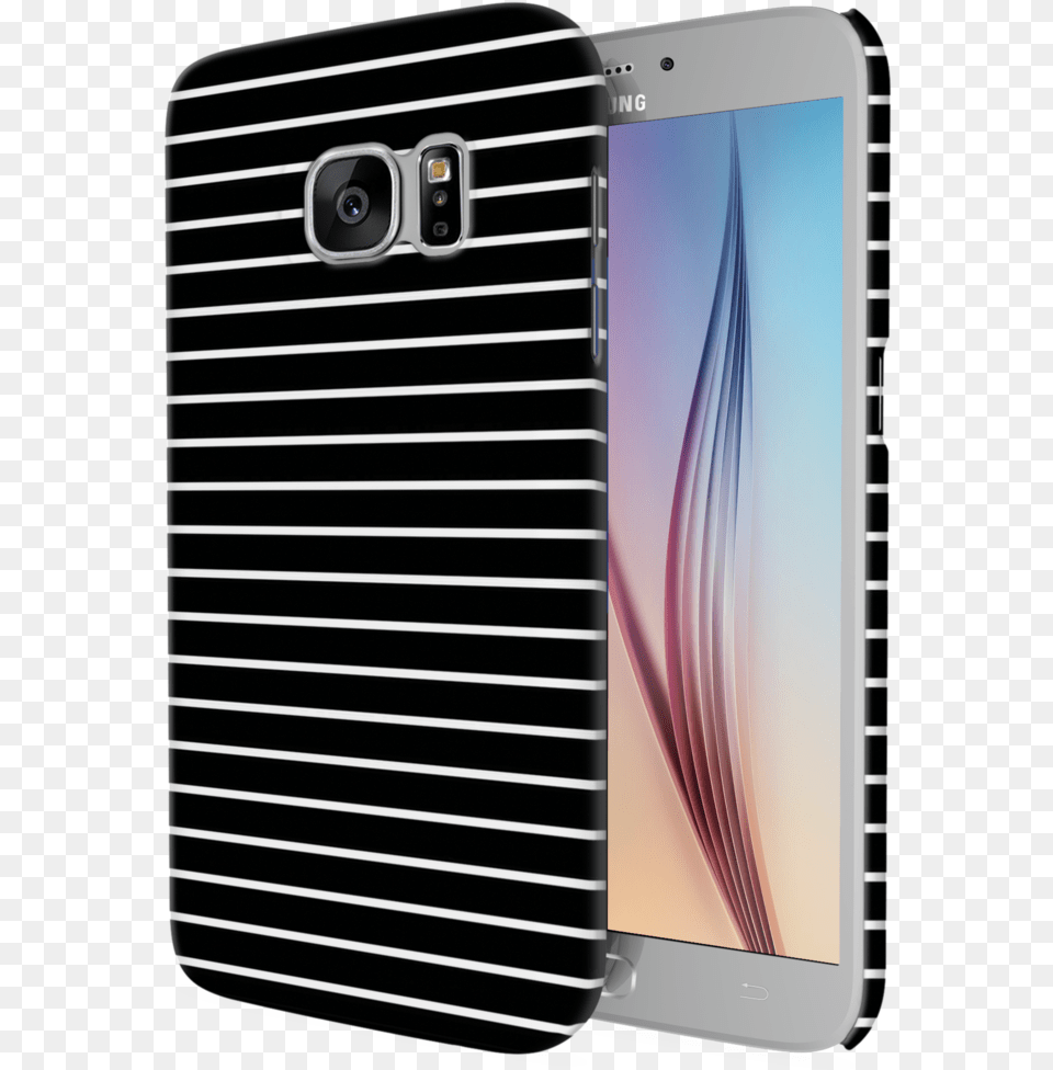 White Stripes On Black Cover Case For Samsung Galaxy, Electronics, Mobile Phone, Phone Png