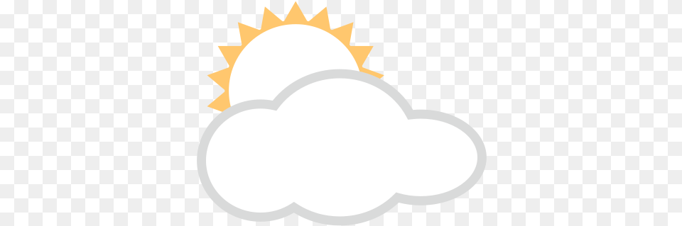 White Sun Behind Cloud Emoji For Facebook Email U0026 Sms Id Partly Cloudy Emoji, Light, Weather, Outdoors, Nature Free Transparent Png