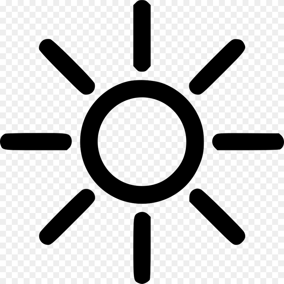 White Sun Sun Icon Svg Png