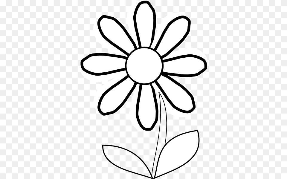 White Sunflower Clipart Black Black And White Flower, Daisy, Plant, Stencil, Ammunition Png