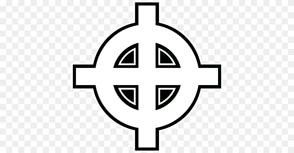 White Supremacist Celtic Cross, Symbol, Ammunition, Grenade, Weapon Png Image