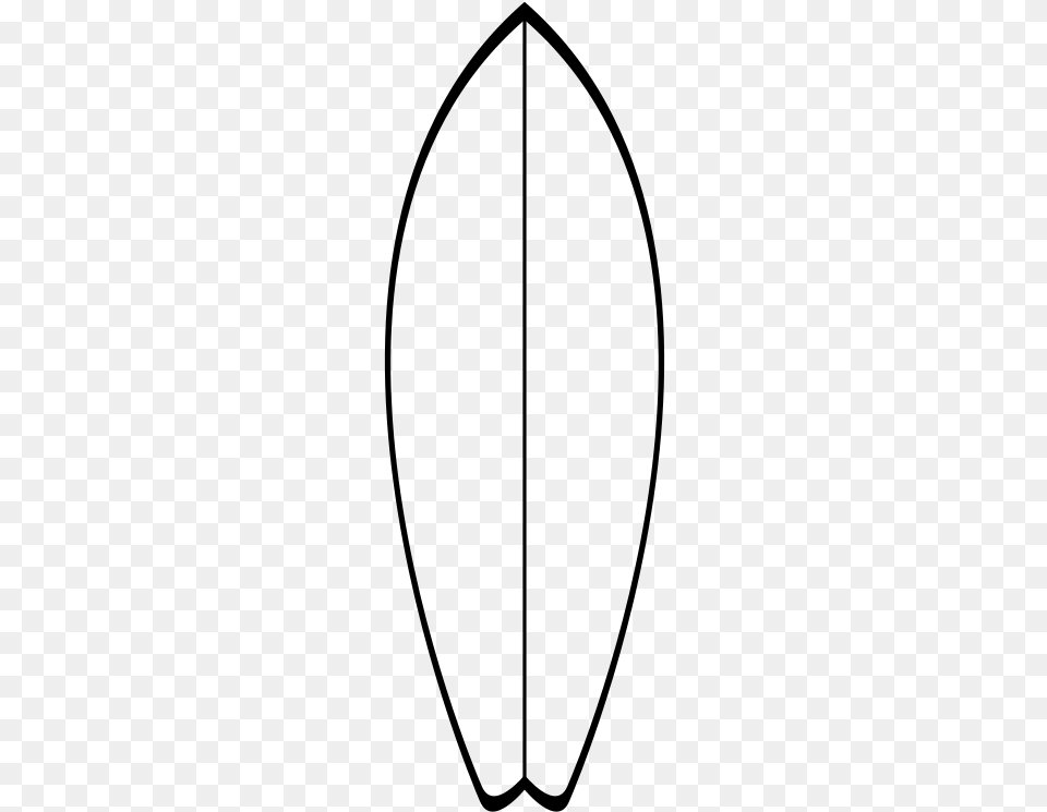 White Surfboard Svg Clip Arts Line Art, Gray Png