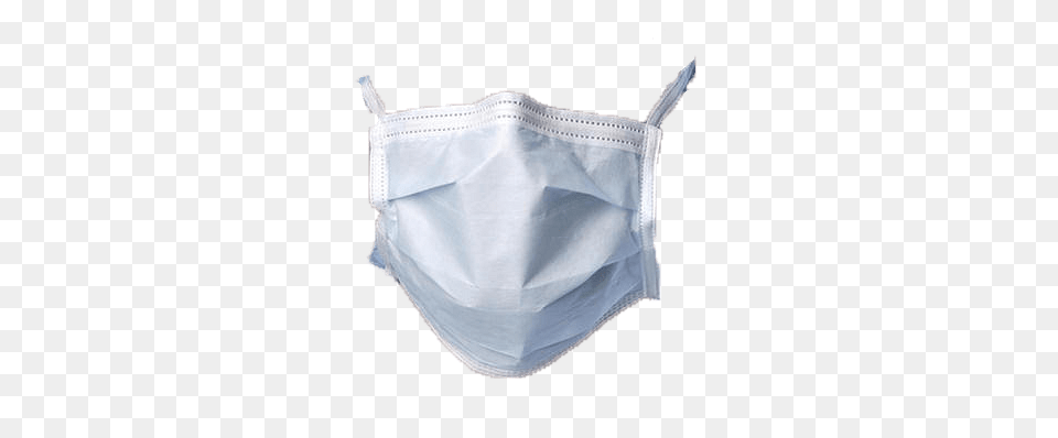 White Surgical Face Mask Front View, Diaper, Clothing, Underwear, Lingerie Free Png