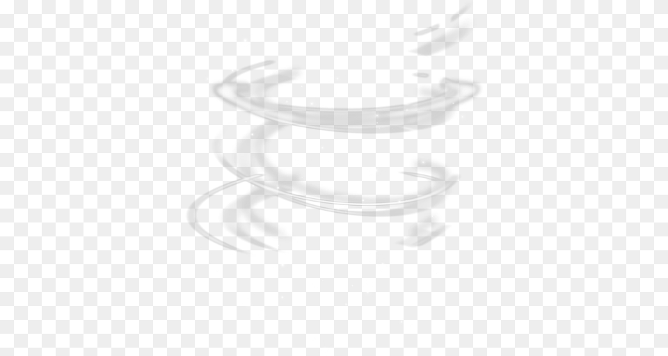 White Swoosh Rings Magic Swirls Sparkle Spiral Bangle, Outdoors, Nature, Water, Plate Free Png