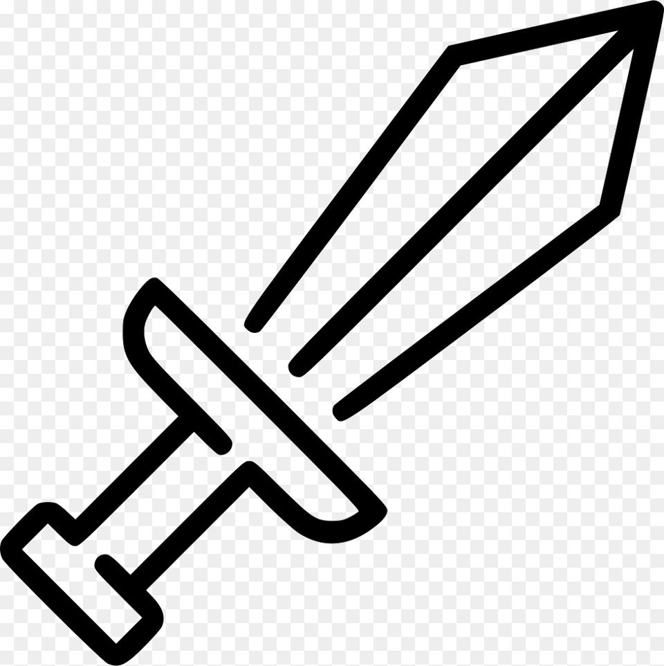 White Sword Icon, Weapon, Bow, Blade, Dagger Png