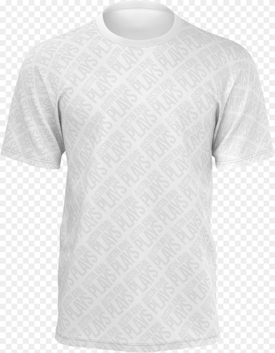 White T Shirt Austin John Plays White T Shirt T Shirt Blanc Gildan, Clothing, T-shirt Png Image