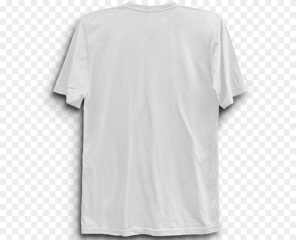White T Shirt Back Side, Clothing, T-shirt, Sleeve Png Image