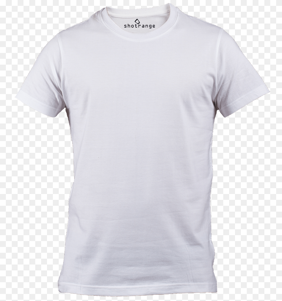 White T Shirt Shortrange, Clothing, T-shirt, Undershirt Free Png Download