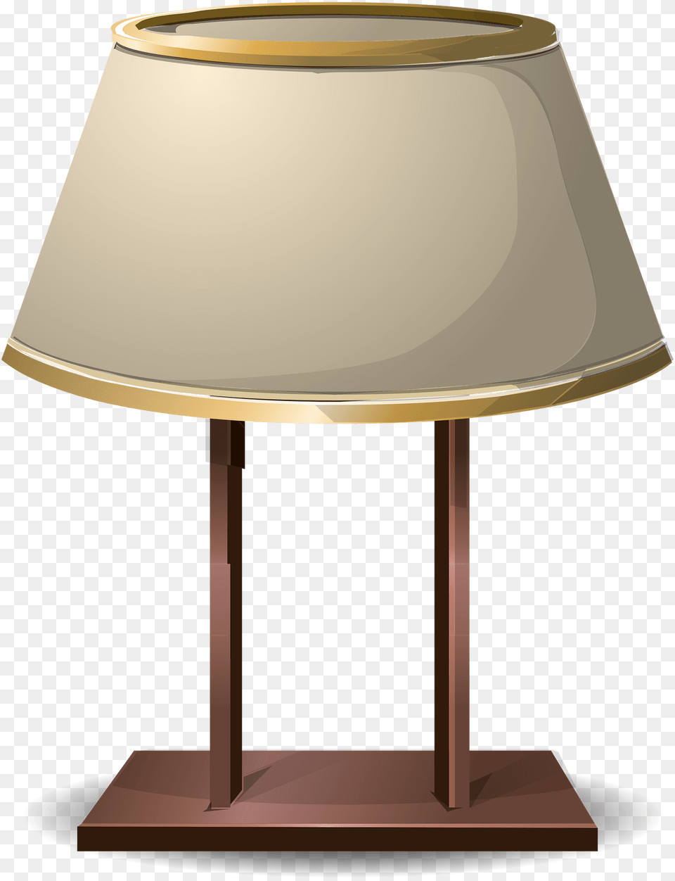 White Table Lamp Clipart, Lampshade, Table Lamp Free Png Download
