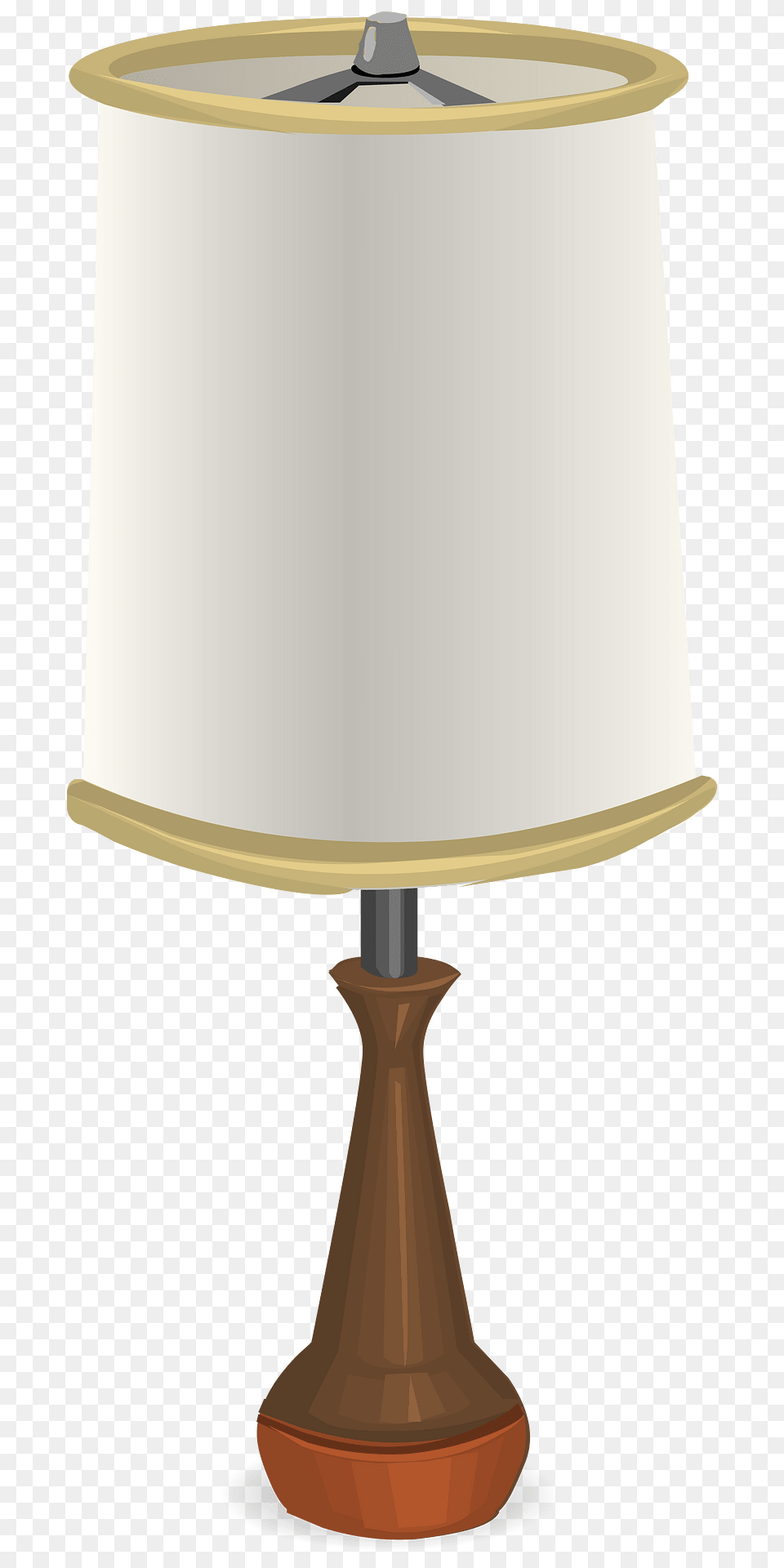 White Table Lamp Clipart, Lampshade, Table Lamp, Mailbox Free Png