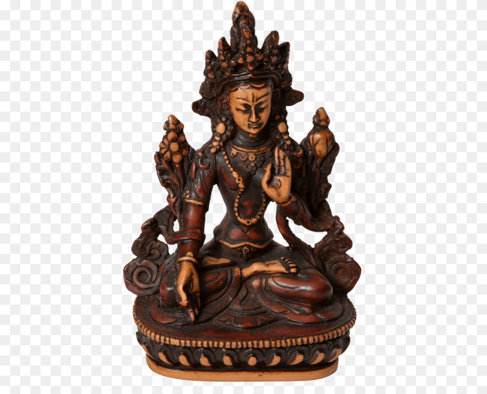 White Tara Statue Resin, Figurine, Person, Art, Face Png Image