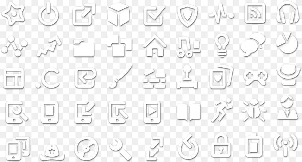 White Technology Icon, Scoreboard, Alphabet, Text Png Image