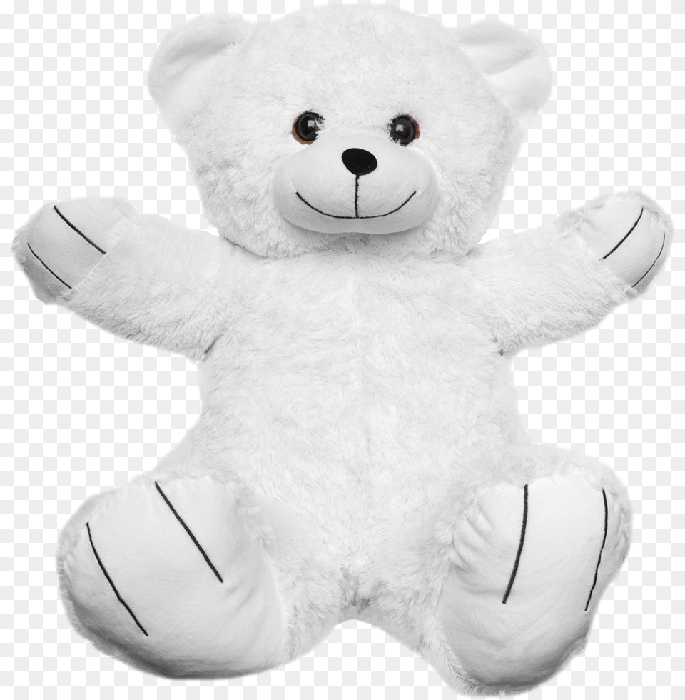 White Teddy Bear Transparent Picture Teddy Bear, Teddy Bear, Toy, Plush Png Image